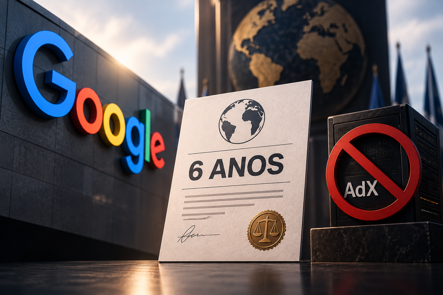 Google terá regras mundiais por seis anos para leilões de anúncios, sem vender AdX