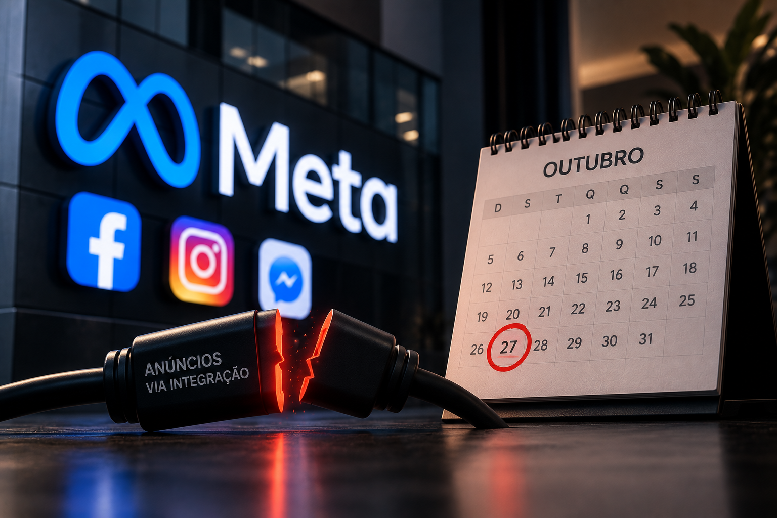 Anúncios via integração da Meta têm cortes previstos para 27 de outubro